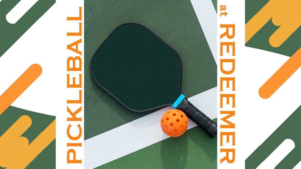 Thursdays, 7-9 pm: Redeemer gym is open for Pickleball. Any skill level can come join us!